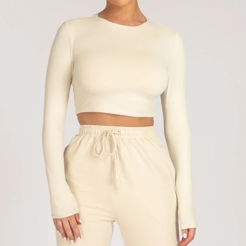 Emely Crop Top and NWT Chaya Biker Shorts Set